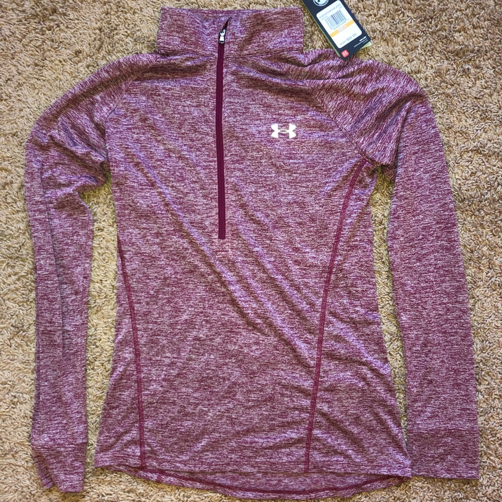 Under Armor purple zip up